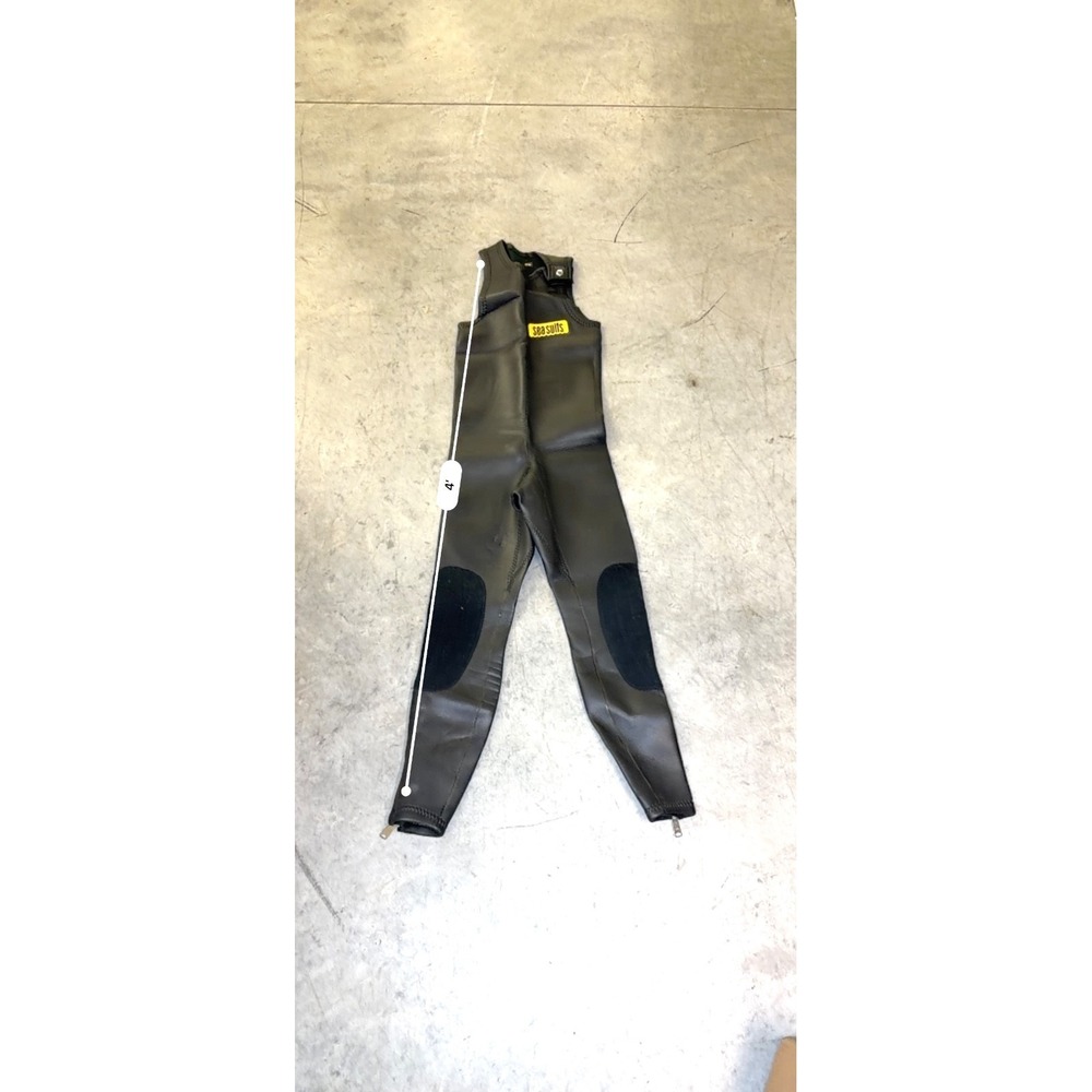 Vtg 1960s SEA SUITS "Bod Pod" Rubatex Wetsuit Surfing Dru Harrison Farmer John - Picture 7 of 7